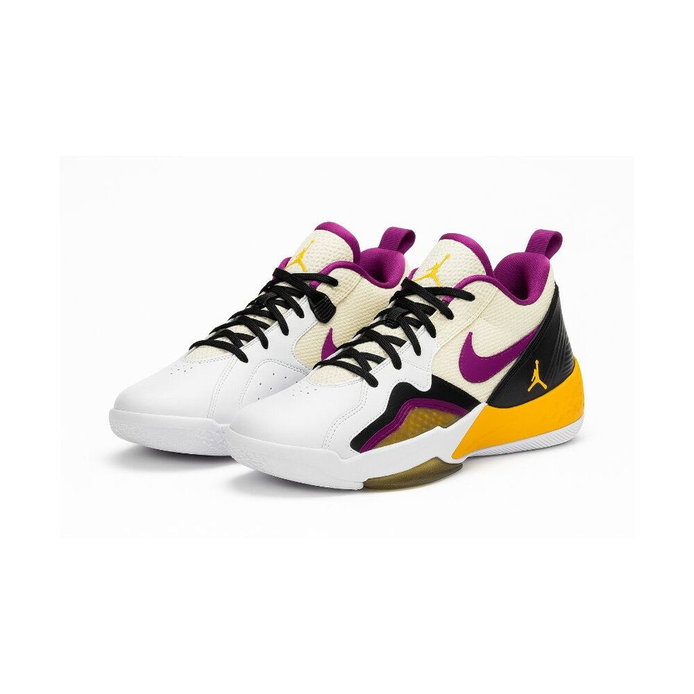 Nike Jordan One Take 4 Men’s Size 10 | White Purple Gold Black | Fast Shipping!!